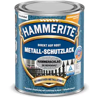 toom Baumarkt Hammerite Metallschutzlack Hammerschlag-Effekt silbergrau 750 ml Angebot