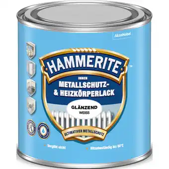 toom Baumarkt Hammerite Metallschutz- und Heizkörperlack reinweiß glänzend 500 ml Angebot