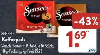 Aldi Süd SENSEO Kaffeepads 111 g Packung Angebot