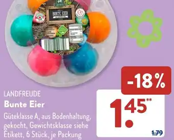 Aldi Süd LANDFREUDE Bunte Eier Angebot