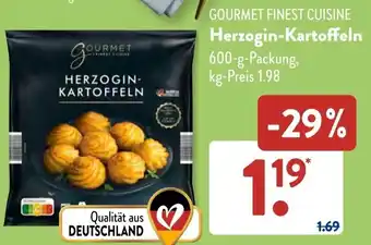 Aldi Süd GOURMET FINEST CUISINE Herzogin-Kartoffeln 600 g Packung Angebot