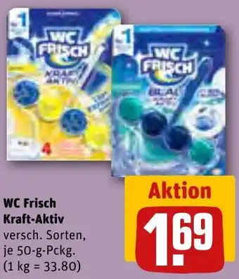 REWE WC Frisch Kraft-Aktiv 50 g Pckg. Angebot