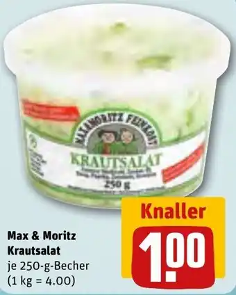 REWE Max & Moritz Krautsalat 250 g Becher Angebot