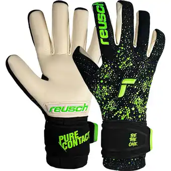 Intersport REUSCH Torwarthandschuhe Pure Contact Gold black / green gecko 7 Angebot