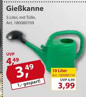 Sonderpreis Baumarkt Gieẞkanne 5 Liter, mit Tülle Angebot