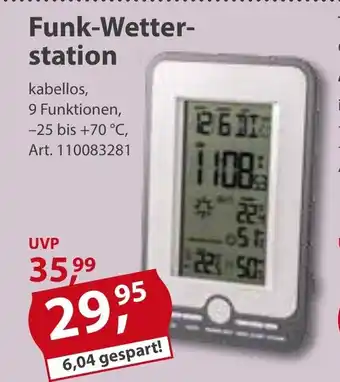 Sonderpreis Baumarkt Funk-Wetterstation Angebot