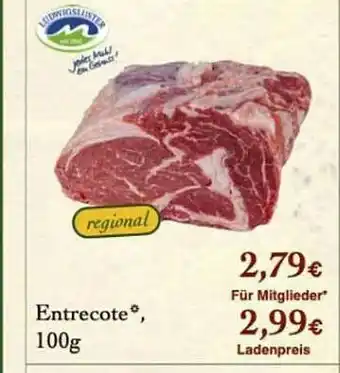 LPG Biomarkt Entrecote Angebot