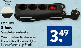 Aldi Süd EASY HOME 3-fach Steckdosenleiste Angebot