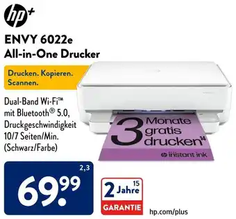 Aldi Süd hp+ ENVY 6022e All-in-One Drucker Angebot