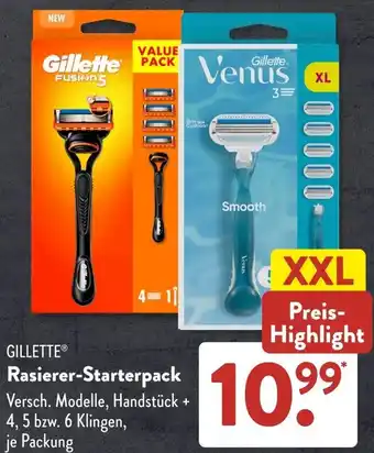 Aldi Süd GILLETTE Rasierer-Starterpack Angebot