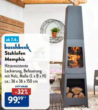 Aldi Süd buschbeck Stahlofen Memphis Angebot