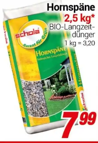 CENTERSHOP Hornspäne 2,5 Angebot