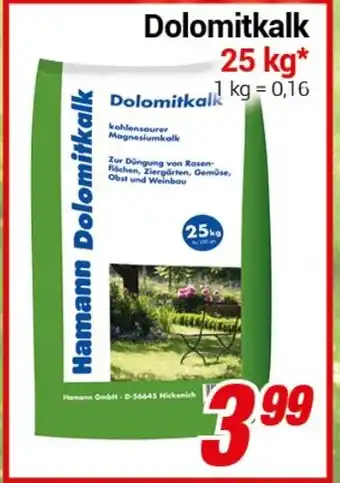 CENTERSHOP Dolomitkalk 25 kg* Angebot