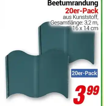 CENTERSHOP Beetumrandung 20er-Pack Angebot