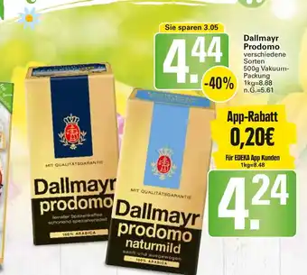 WEZ Dallmayr prodomo 500g Angebot