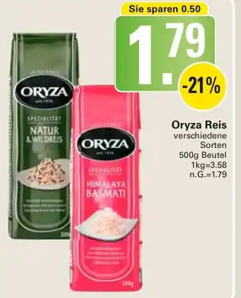 WEZ Oryza Reis 500g beutel Angebot