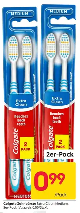 Rusta Colgate Zahnbürste Extra Clean Medium, 2er-Pack Angebot