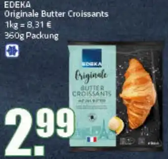 Ihr Frischmarkt EDEKA Originale Butter Croissants 360g Packung Angebot