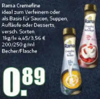 Ihr Frischmarkt Rama Cremefine 200/250 g/ml Angebot