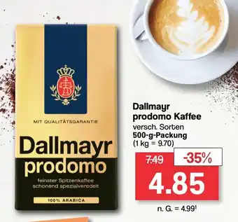 Famila Nord West Dallmayr prodomo Kaffee Angebot