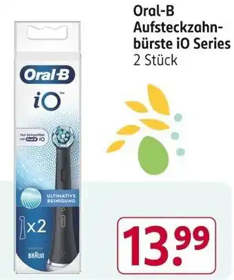 Rossmann Oral-B Aufsteckzahn- bürste iO Series 2 Stück Angebot