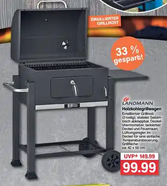 Famila Nord West LANDMANN Holzkohlegrillwagen Angebot