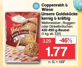 Famila Nord West *Coppenrath & Wiese Unsere Goldstücke kernig & kräftig 420-490 g Beutel Angebot