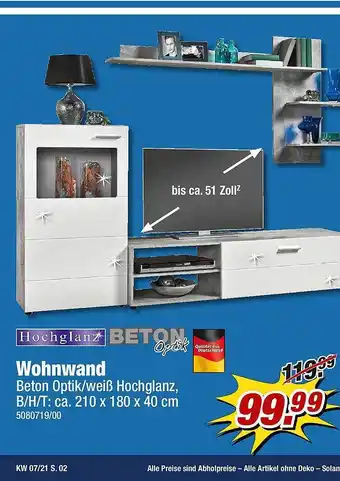 Poco Wohnwand Angebot