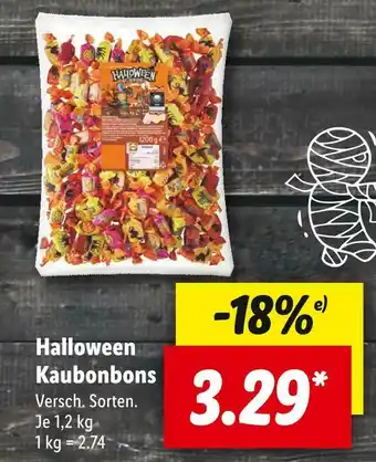 Lidl Halloween kaubonbons Angebot