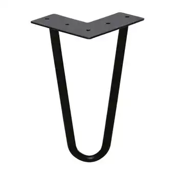 ManoMano Hengda - 4x Hairpin Legs Tischbeine Stahl diy Tischkufen Tischbeine Tisch Austauschbare 2 Bügel. 15cm - schwarz Angebot