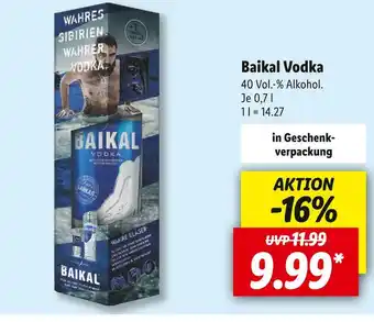 Lidl Baikal vodka wodka Angebot