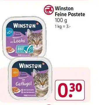 Rossmann Winston Feine Pastete 100 g Angebot