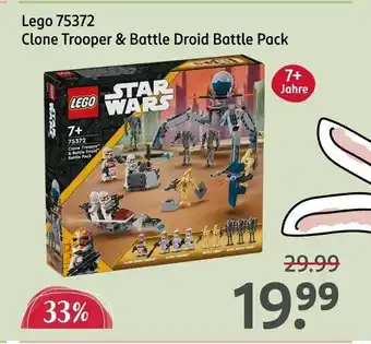 Rossmann LEGO STAR WARS 75372 Clone Trooper & Battle Droid Battle Pack Angebot