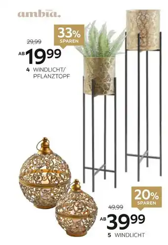 XXXLutz Ambia home windlicht/pflanztopf oder windlicht „marrakesch Angebot