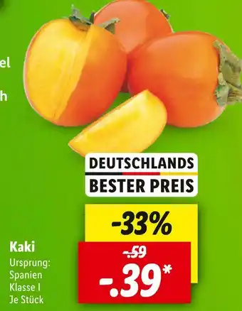 Lidl Kaki Angebot