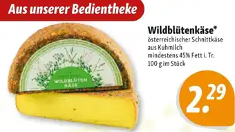 Nah & Frisch Wildblütenkäse 100 g Angebot