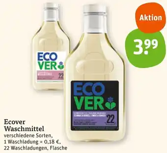 basic Ecover Waschmittel 22 Waschladungen Angebot