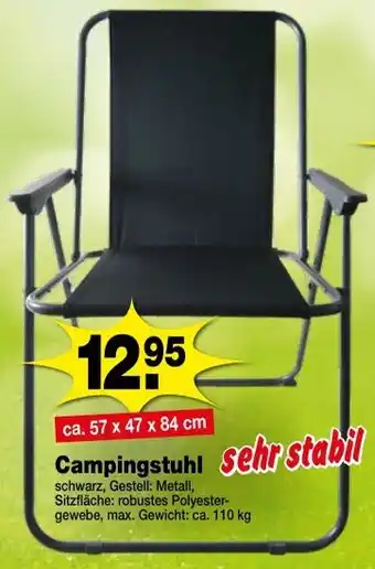 Krümet Sonderposten Campingstuhl Angebot