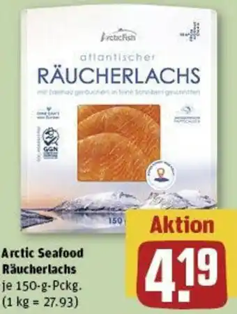 REWE Arctic Seafood Räucherlachs 150 g Pckg. Angebot