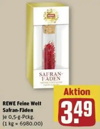 REWE REWE Feine Welt Safran-Fäden 0,5 g Pckg. Angebot