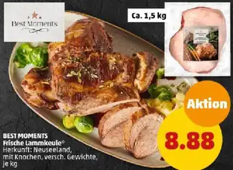 PENNY BEST MOMENTS Frische Lammkeule Ca. 1,5 kg Angebot