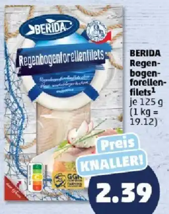 PENNY BERIDA Regenbogenforellenfilets 125 g Angebot