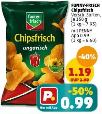 PENNY FUNNY-FRISCH Chipsfrisch 150 g Angebot