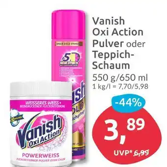 Budni Vanish oxi action pulver oder teppich-schaum Angebot