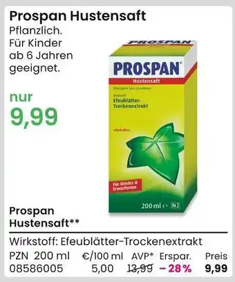 REWE Prospan hustensaft Angebot