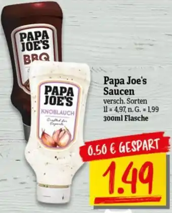 NP Discount Papa Joe's Saucen 300 ml Flasche Angebot