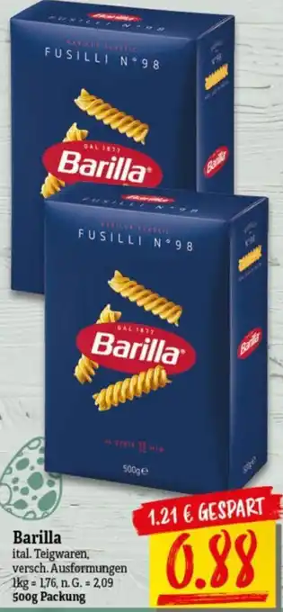 NP Discount Barilla ital. Teigwaren 500g Packung Angebot