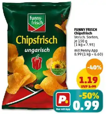 PENNY FUNNY FRISCH Chipsfrisch 150 g Angebot