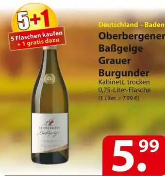 Famila Nord Ost Oberbergener baßgeige weißwein Angebot