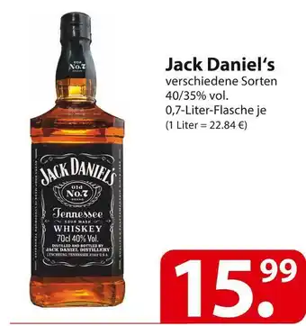 Famila Nord Ost Jack daniel‘s tennessee whiskey Angebot